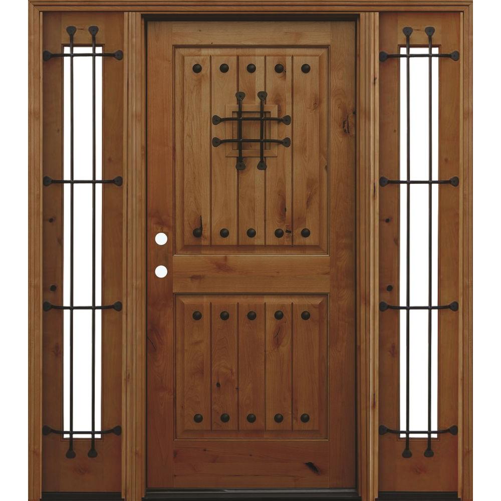 5e door wood 2 80 x in. 66 Mediterranean in. Pacific Entries Rustic