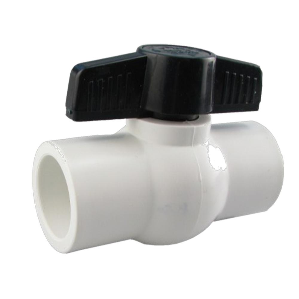 JAG Valves by Boshart 4 inch PVC SLIP x SLIP Molded-in-Place Ball Valve