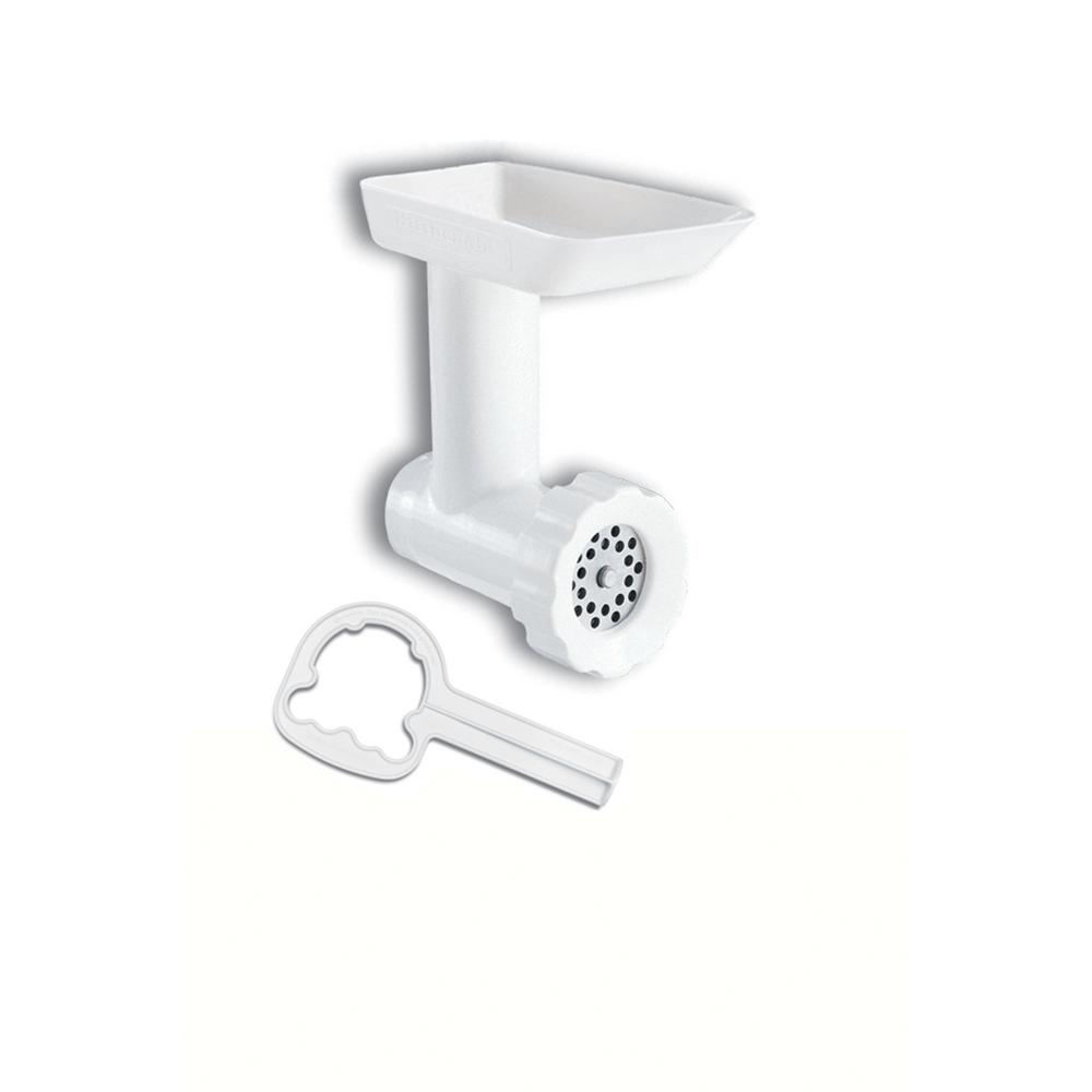 KitchenAid White Food Grinder Attachment for KitchenAid Stand Mixer FGA The Home Depot