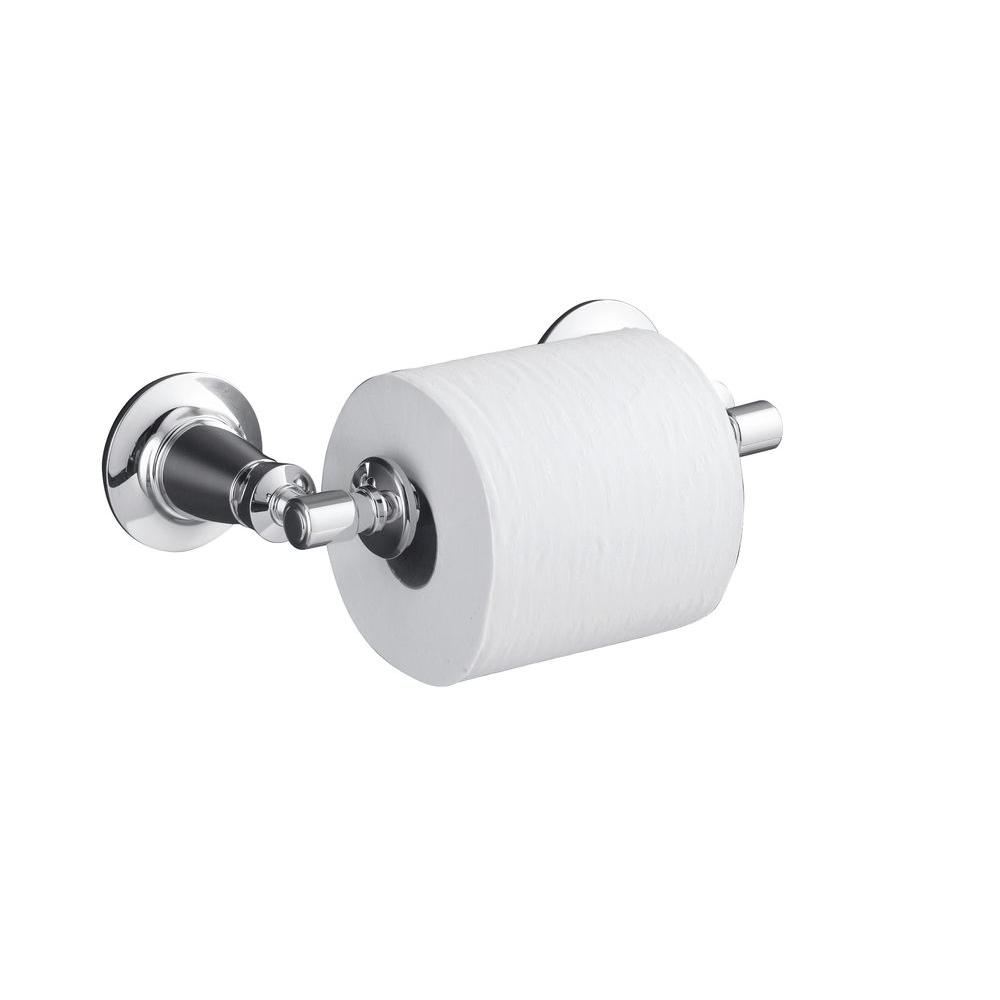 KOHLER Archer Double Post Toilet Paper Holder in Polished Chrome-K