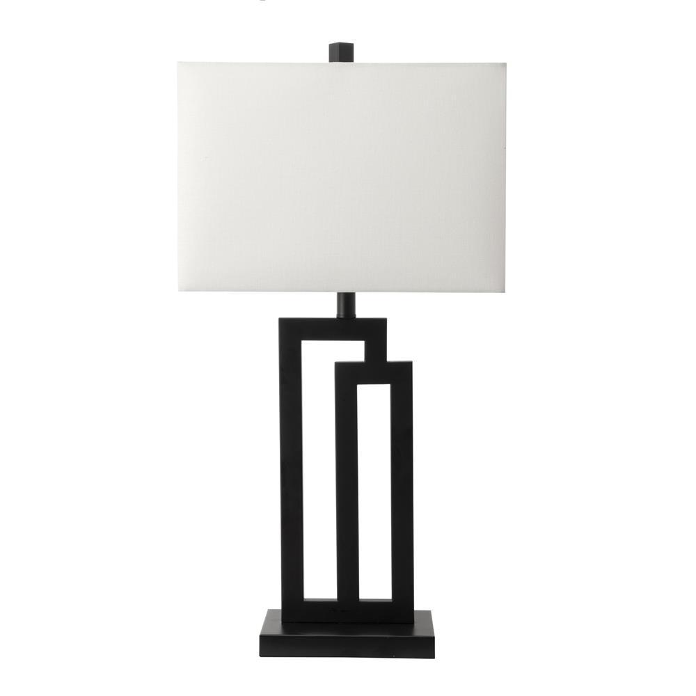 black contemporary table lamps