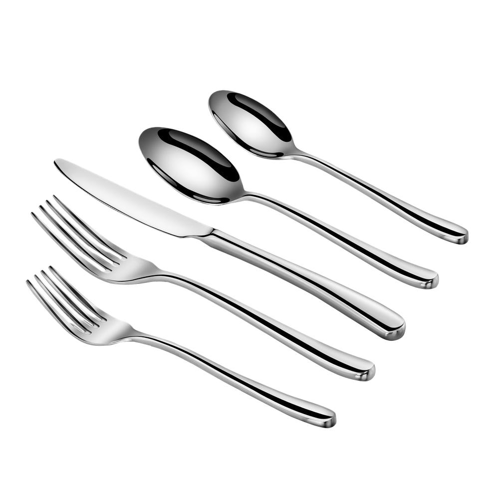 Artaste Rain II 20-Piece Forged 18/10 Stainless Steel Flatware Set ... Artaste Rain II 20-Piece Forged 18/10 Stainless Steel Flatware Set ...