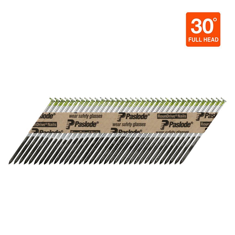 PASLODE ROUNDRIVE 30 Degree Full Head 3/"x.131 Ring Shank NAILS 2000PC NEW BOX