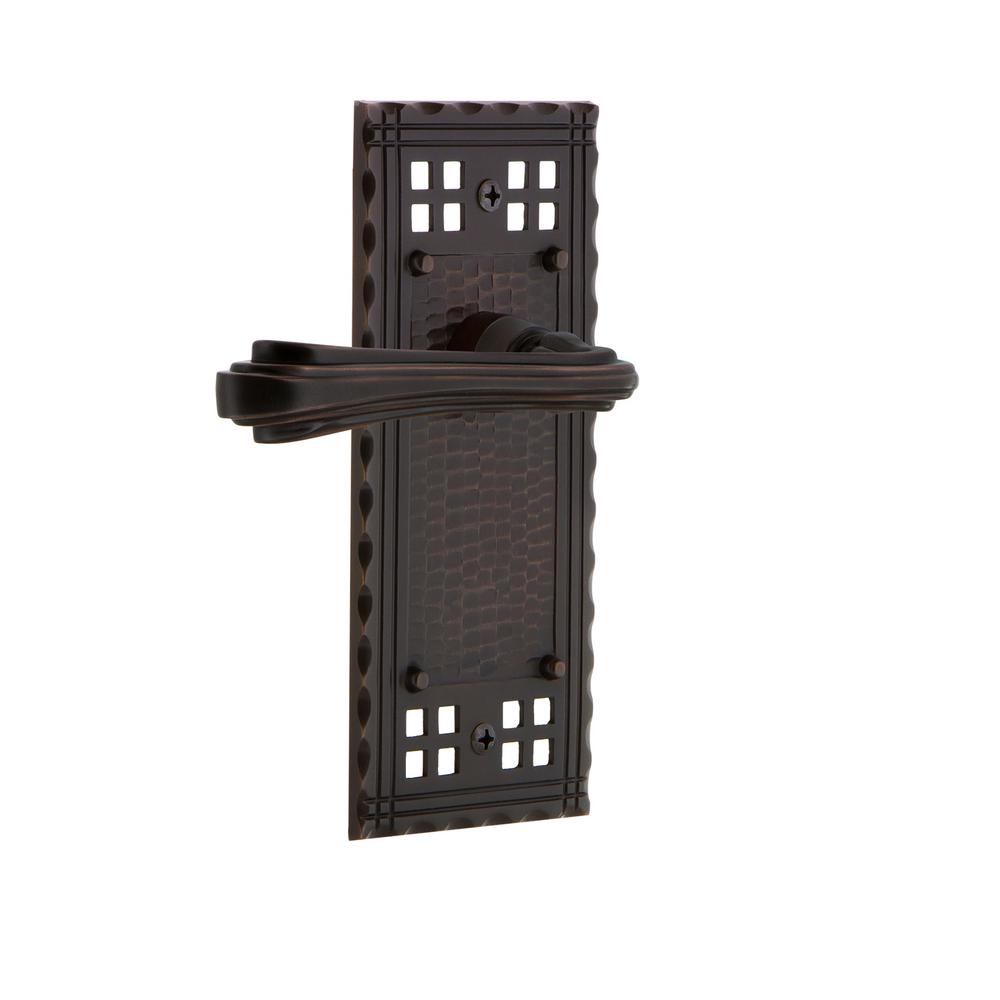 Nostalgic Warehouse Craftsman Plate Timeless Bronze Double Dummy