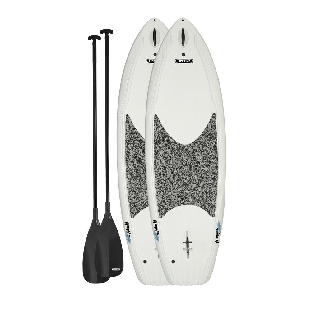 Lifetime Hooligan 8 ft. Youth Paddleboard (white granite) 2 pk with