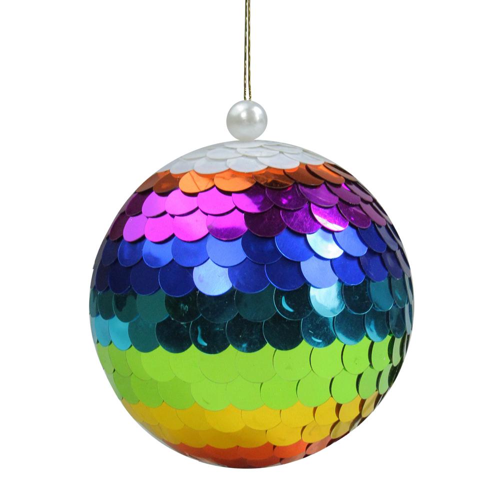 sequin xmas ornaments