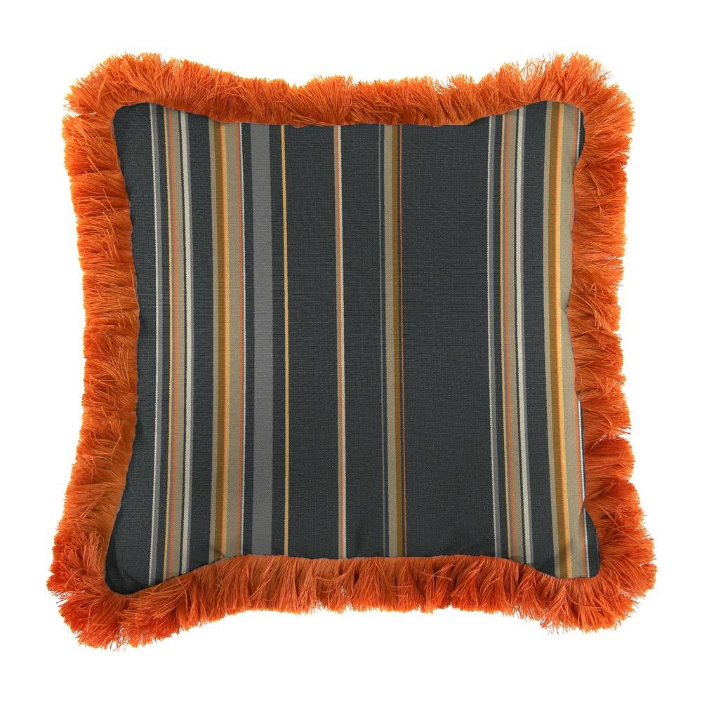 Jordan Manufacturing Sunbrella Stanton Greystone Square Outdoor Throw