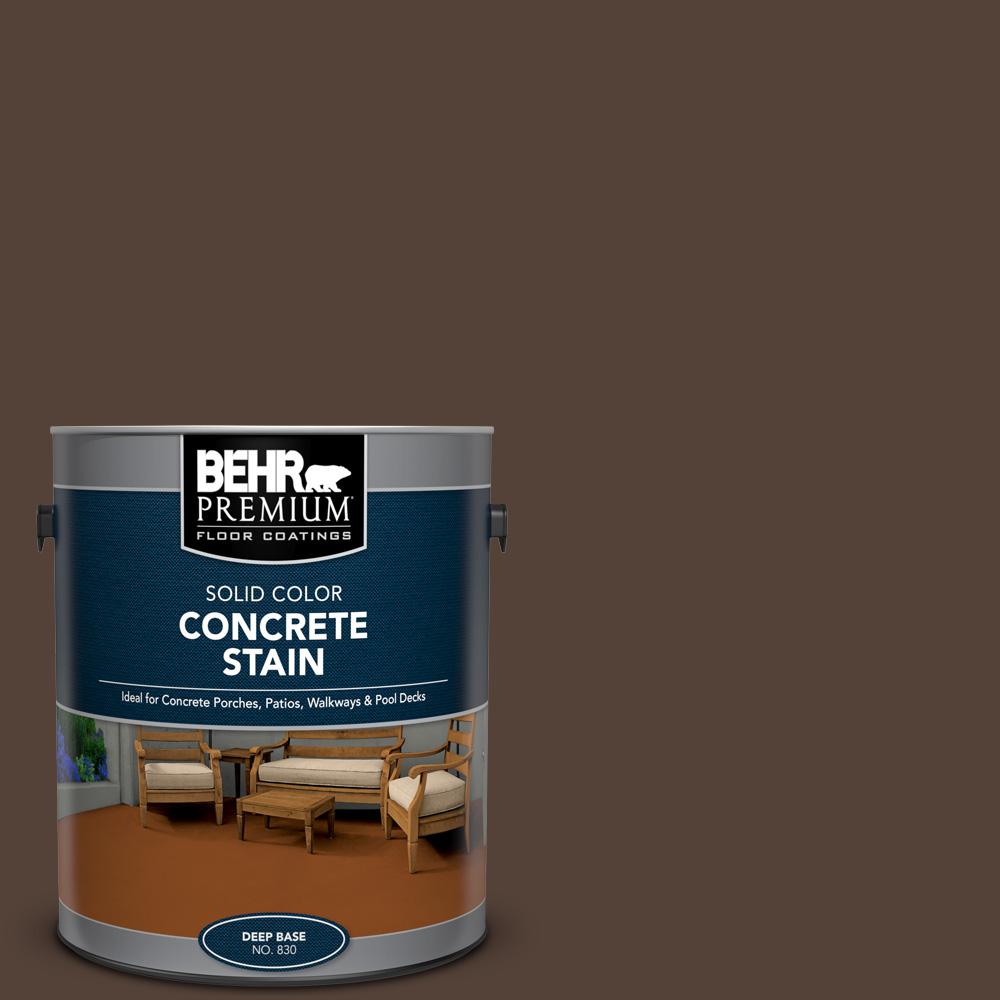 Dark Walnut Concrete Stain Exterior Stain & Sealers The Home Depot