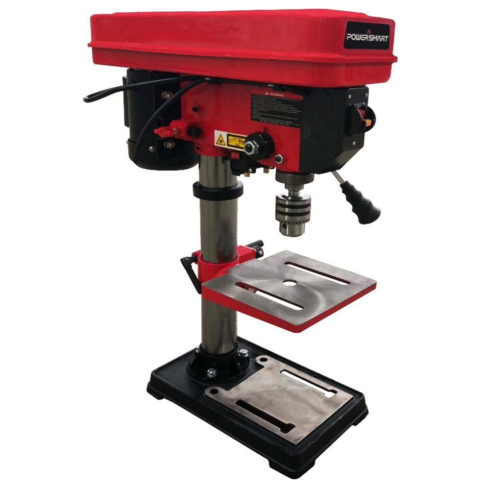 Drill Press 10 in. 12-Speed with Laser Guide Wood Working 