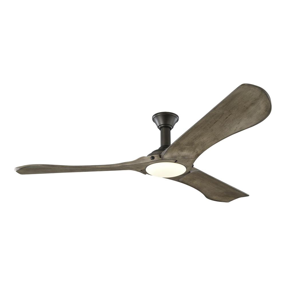 Monte Carlo Minimalist Max 72 In Led Indoor Outdoor Aged Pewter Monte Carlo Minimalist Max 72 In Led Indoor Outdoor Aged Pewter Ceiling Fan