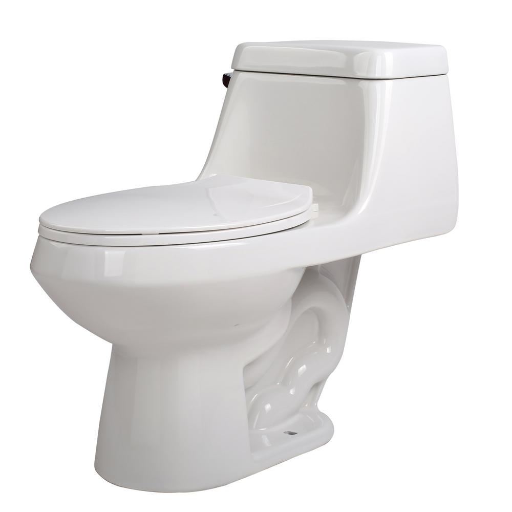 Kohler Tresham 1 Piece 28 Gpf Single Flush Elongated Toilet With Zeus 1 Piece 28 Gpf Single Flush Elongated Toilet In White
