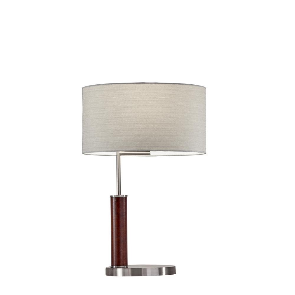 Adesso Hunter 21 In Steel Table Lamp