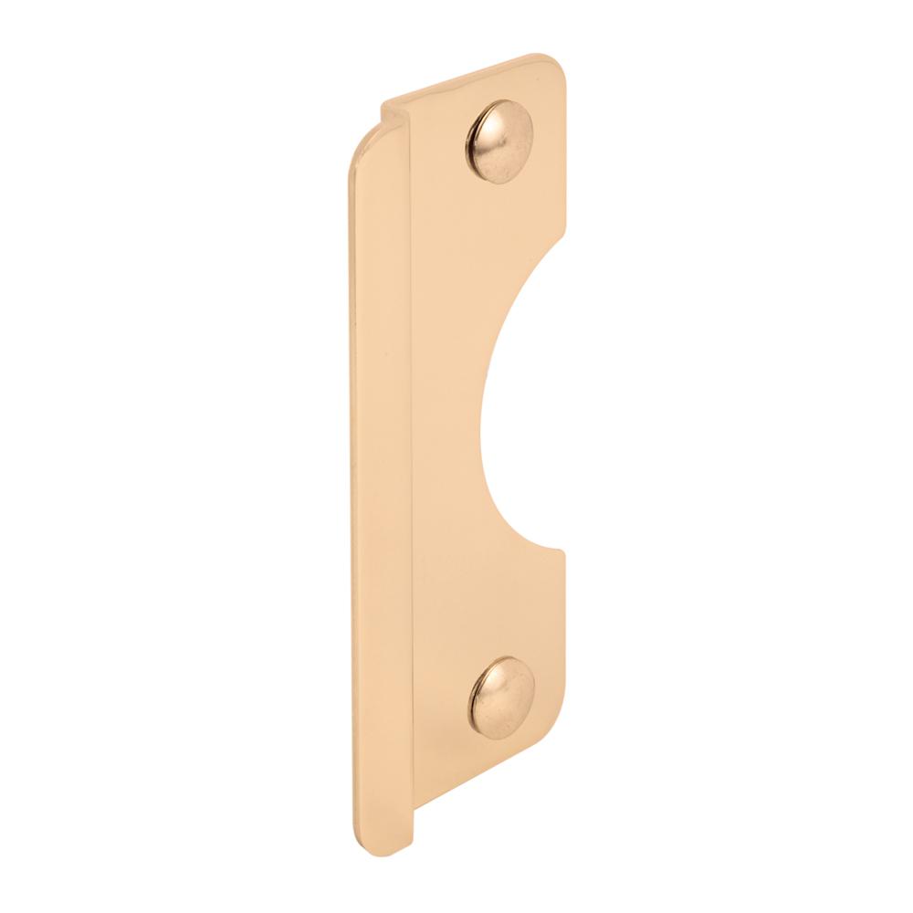Prime Line Brass Out Swinging Door Latch Shield U 9510 The Home