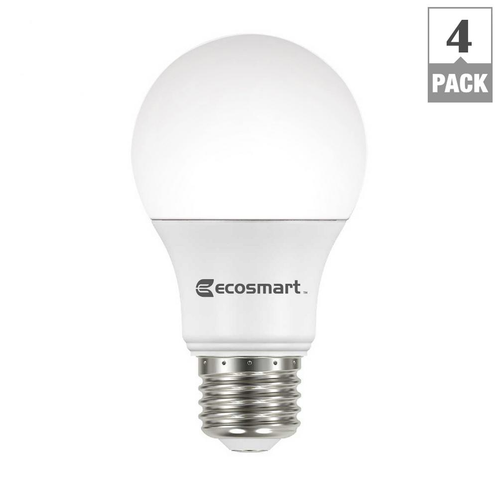 Ecosmart 100 Watt Equivalent A19 Non, Outdoor Led Bulb Home Depot