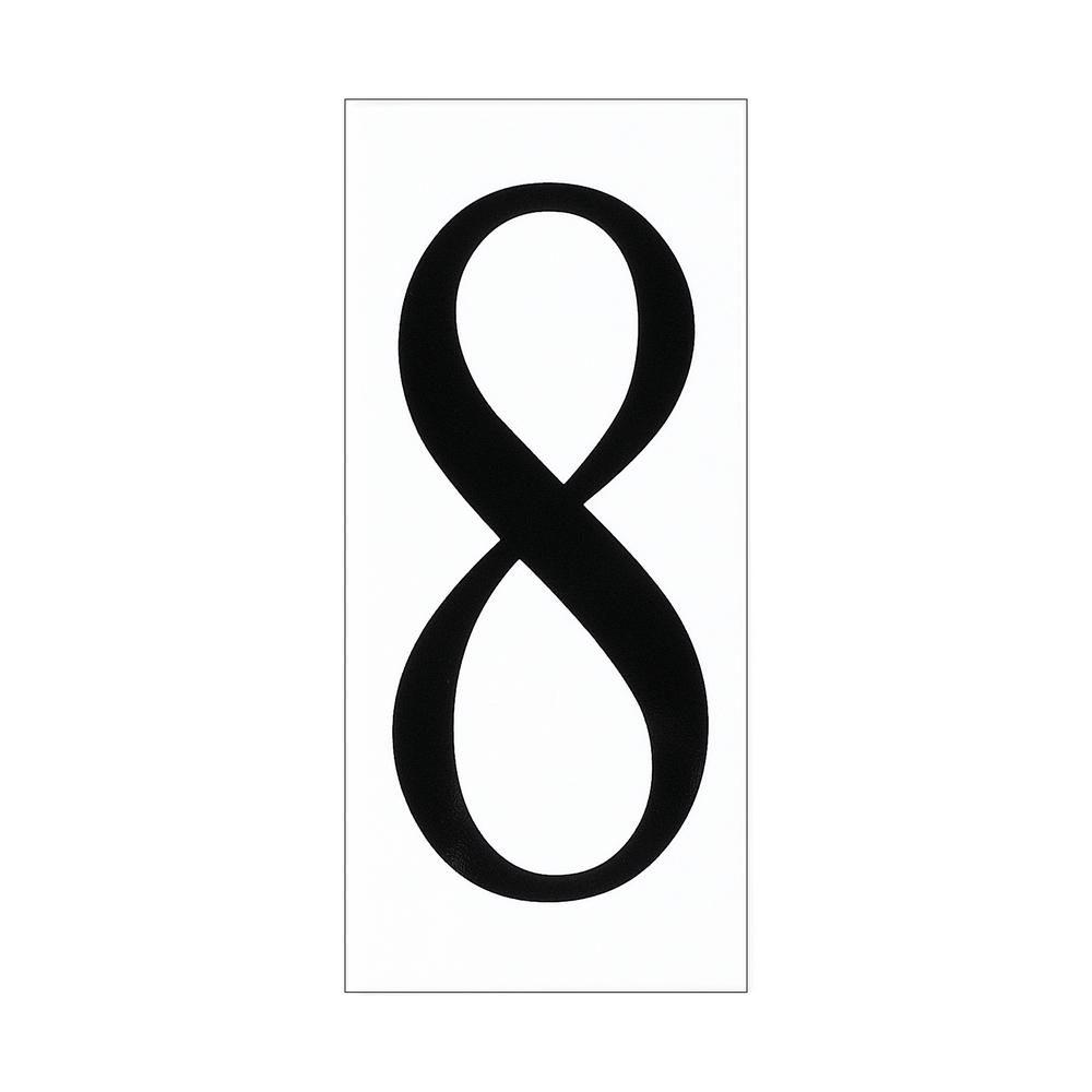 Sea Gull Lighting Address Light Collection White Plastic Number 8 Sea Gull Lighting Address Light Collection White Plastic Number 8 Tile