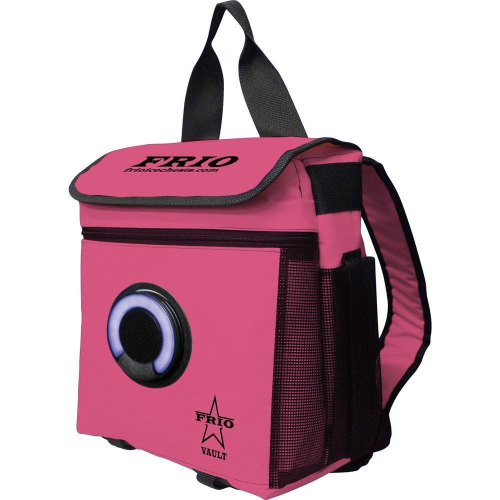 bright pink backpack