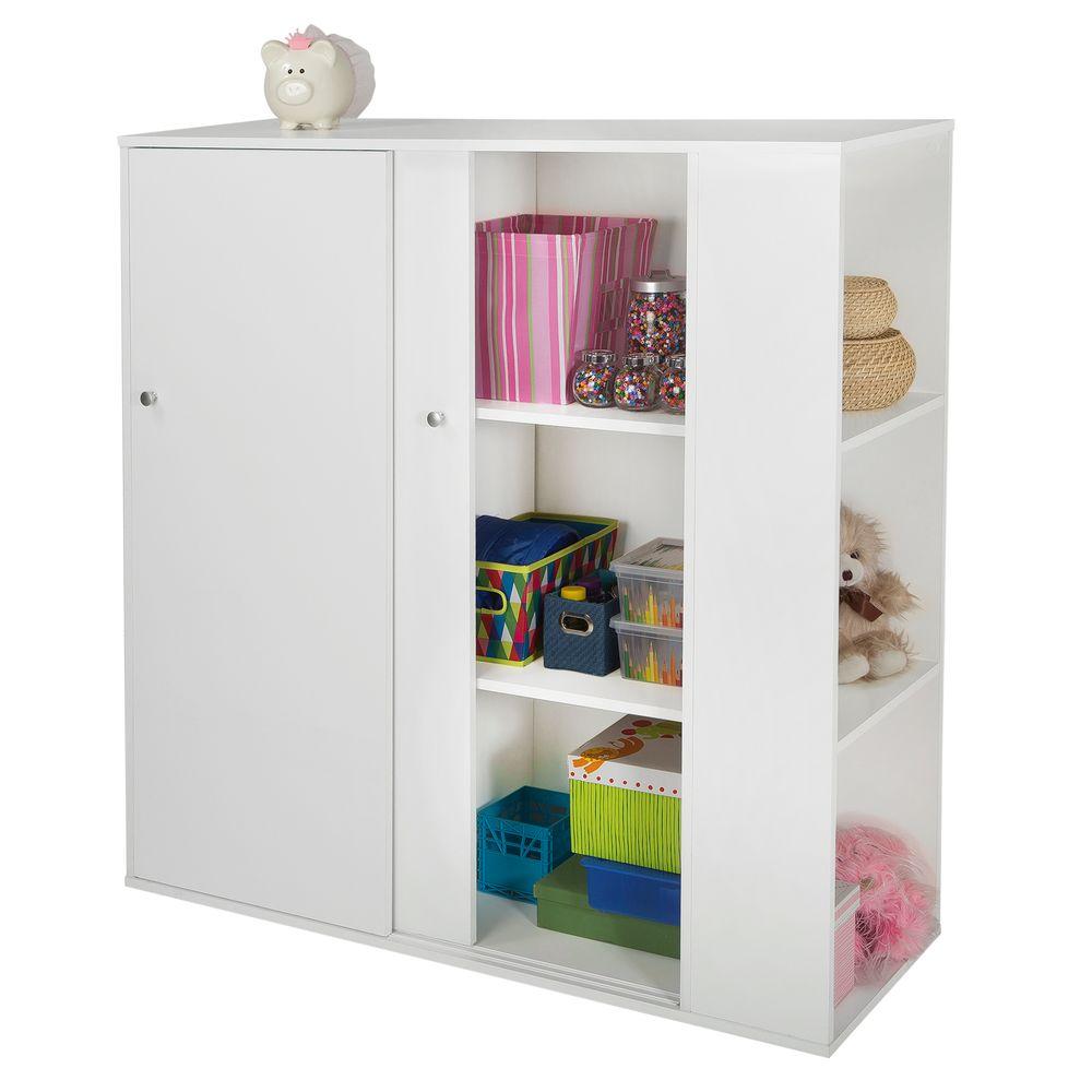 South Shore Storit Pure White Storage Cabinet 5050047 The Home Depot