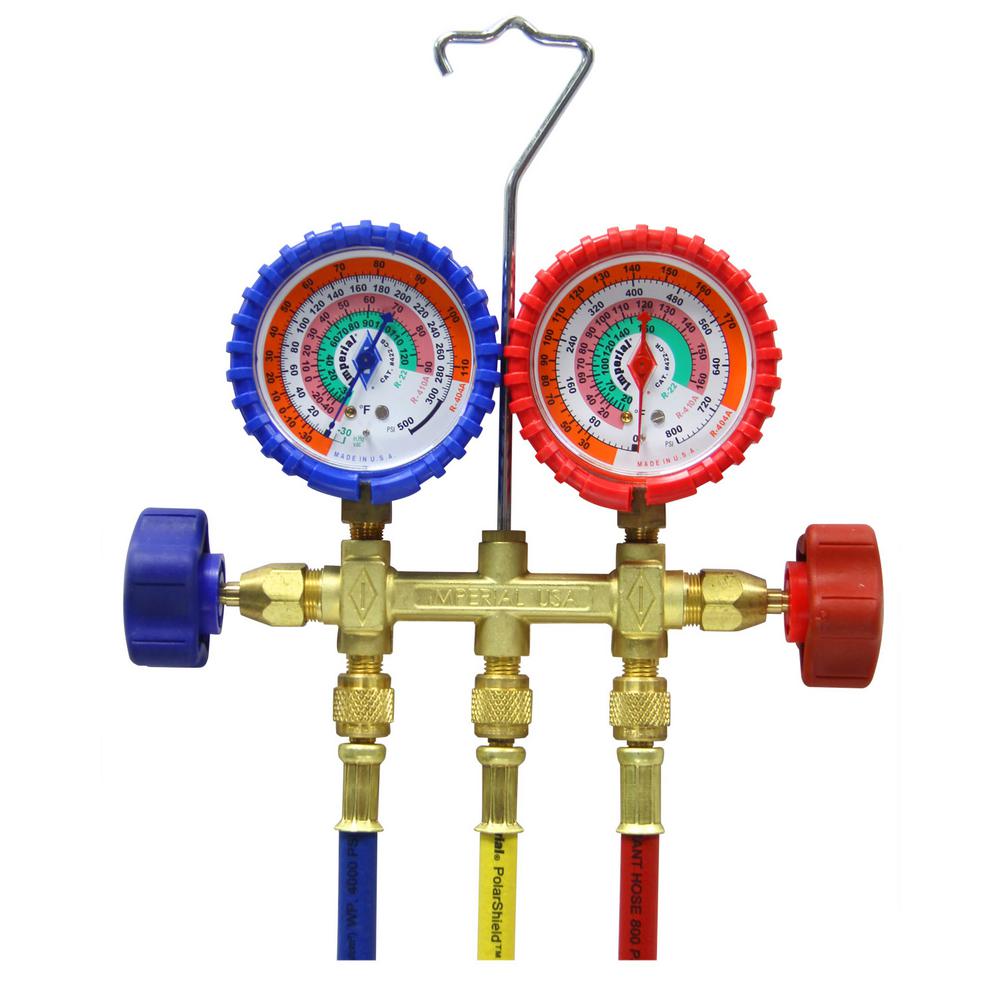 Imperial 2-Valve 4000 PSI Brass Manifold by Imperial