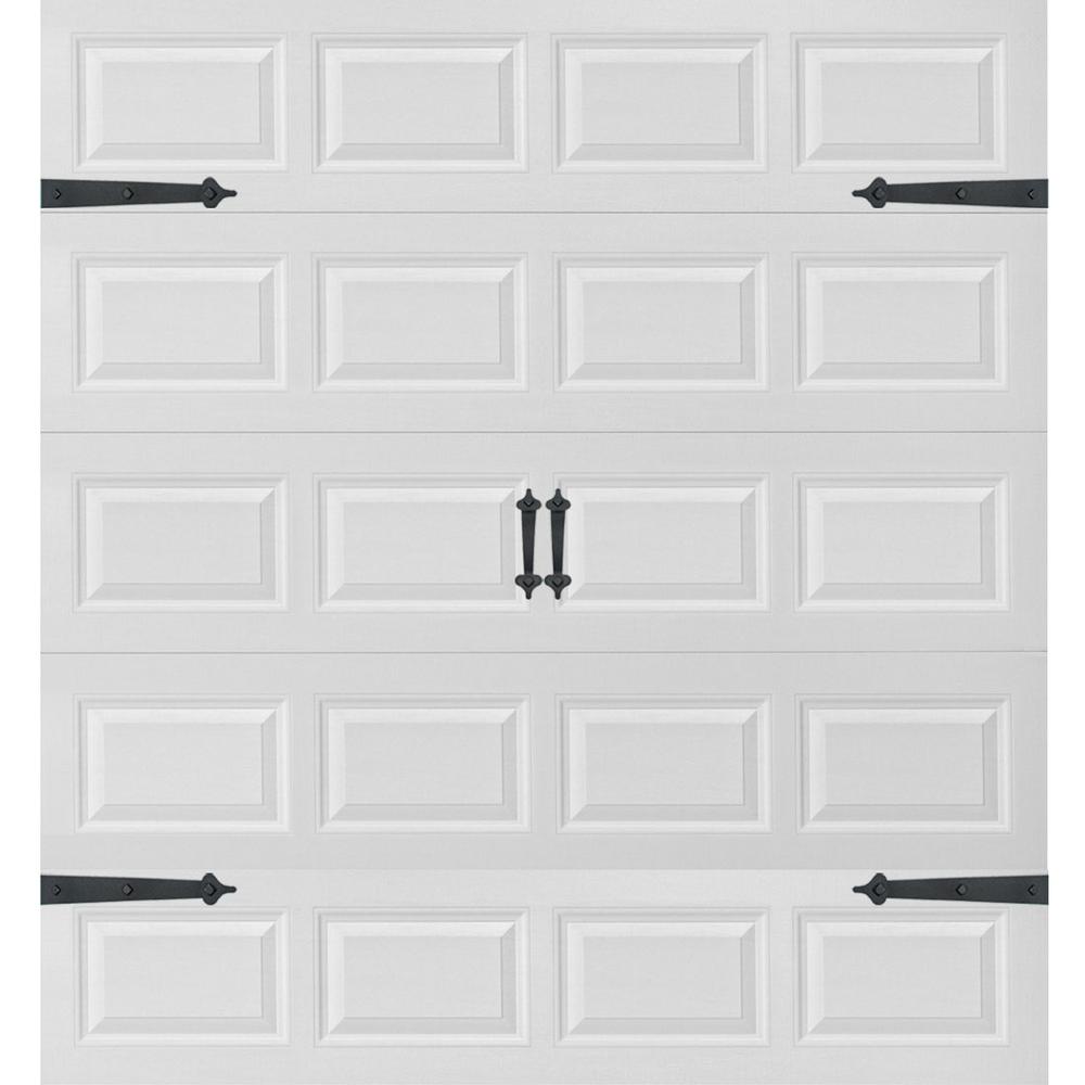 Dura Lift Ultra Life Magnetic Decorative Carriage Style Garage Door Accent Trim Hardware 4 Hinges 2 Handles Dladmh The Home Depot