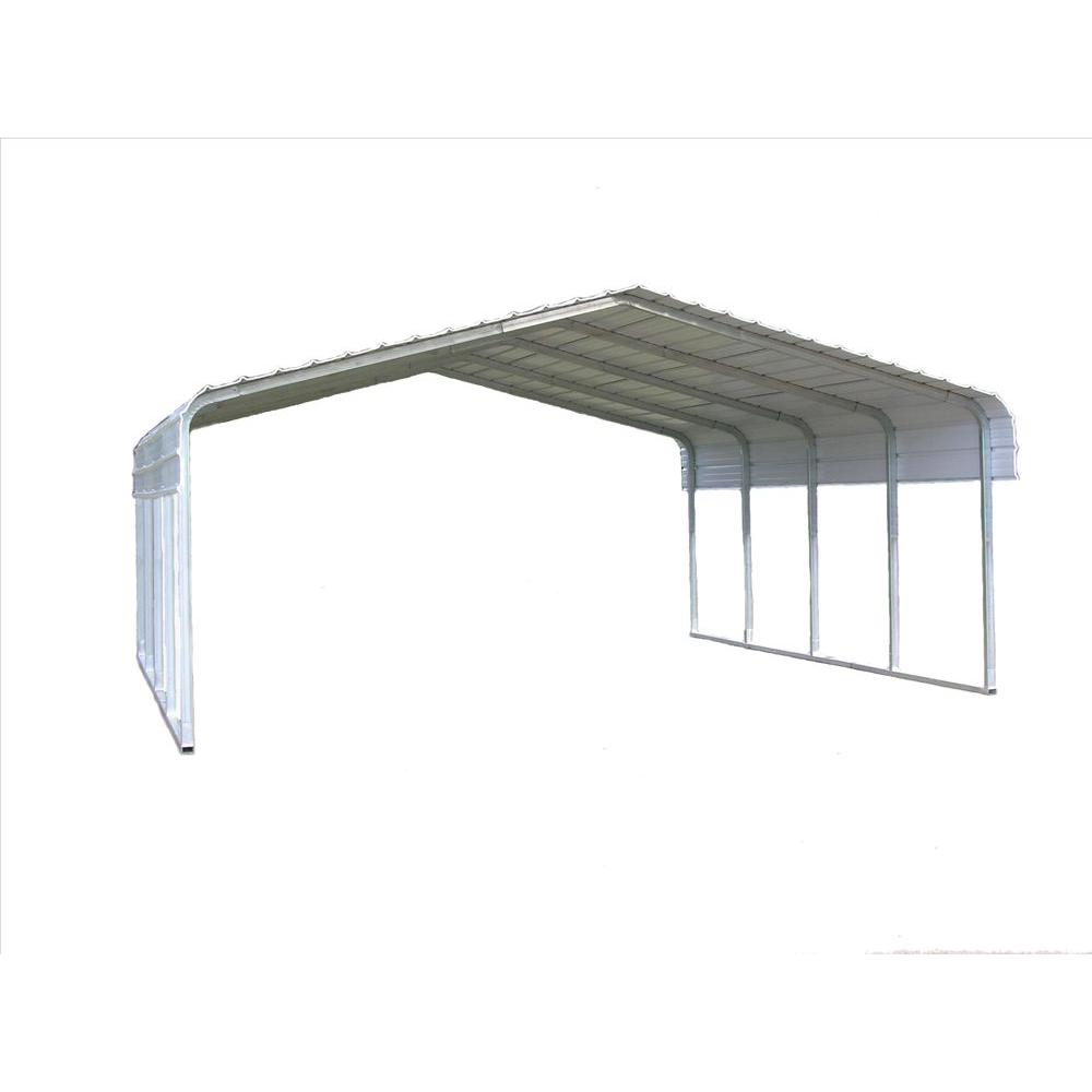 VersaTube 20 ft. W x 20 ft. L x 7 ft. H Steel Carport ...