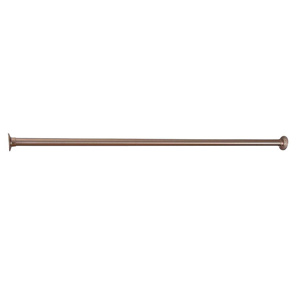 Barclay Products 84 in. Straight Shower Rod in Brushed Nickel410084