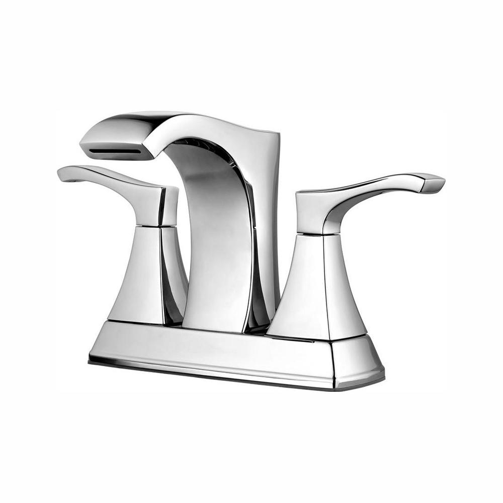 Pfister Venturi 4 in. Centerset 2Handle Bathroom Faucet in Polished