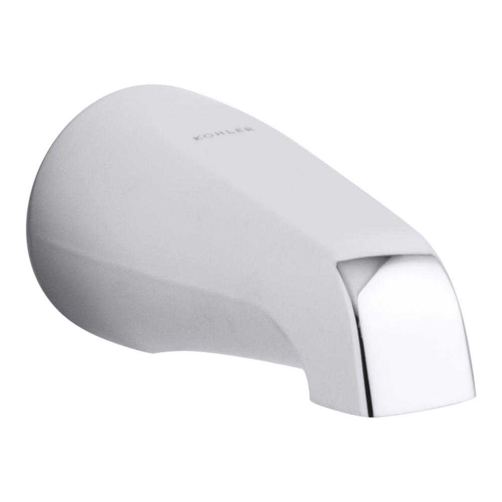 Kohler Devonshire Wall Mount Non Diverter Bath Spout With Npt Connection In Polished Chrome