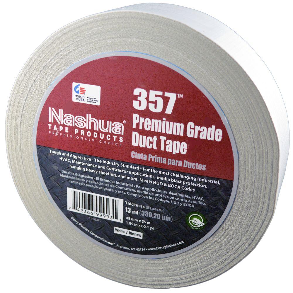 Nashua Tape 2.83 in. x 60.1 yds. 2280 Multi-Purpose Duct Tape in White ...