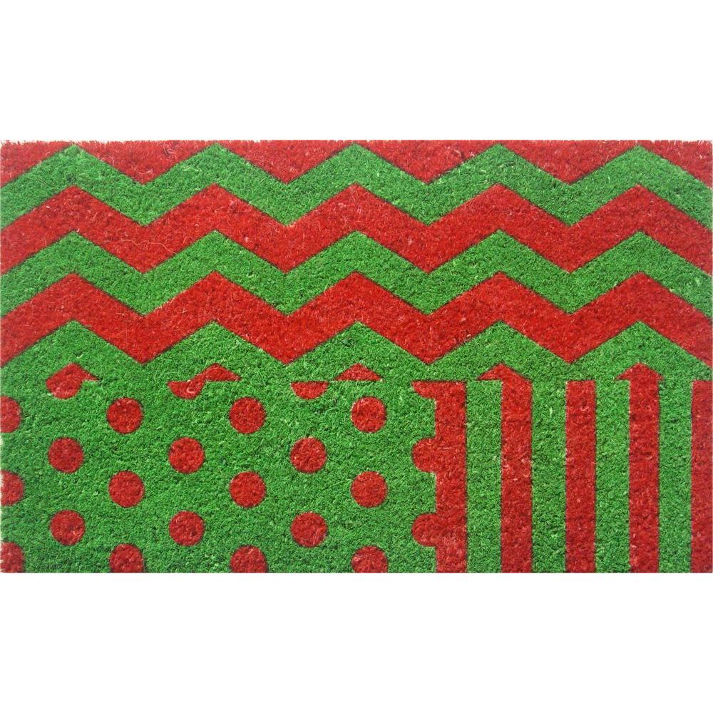 Entryways Wrapping Paper 18 in. x 30 in. Hand Woven Coconut Fiber Door