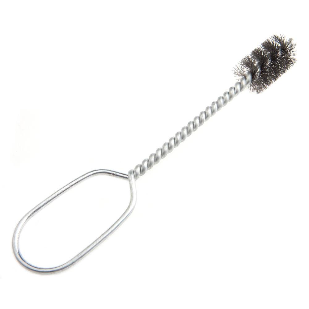 Forney 6 in. x 5/8 in. Wire Fitting Brush with Wire Loop Handle-70470 ...