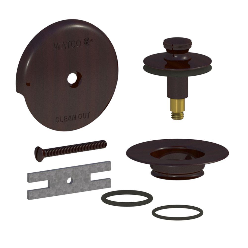 Watco Quicktrim Lift And Turn Bathtub Stopper And 1 Hole Overflow