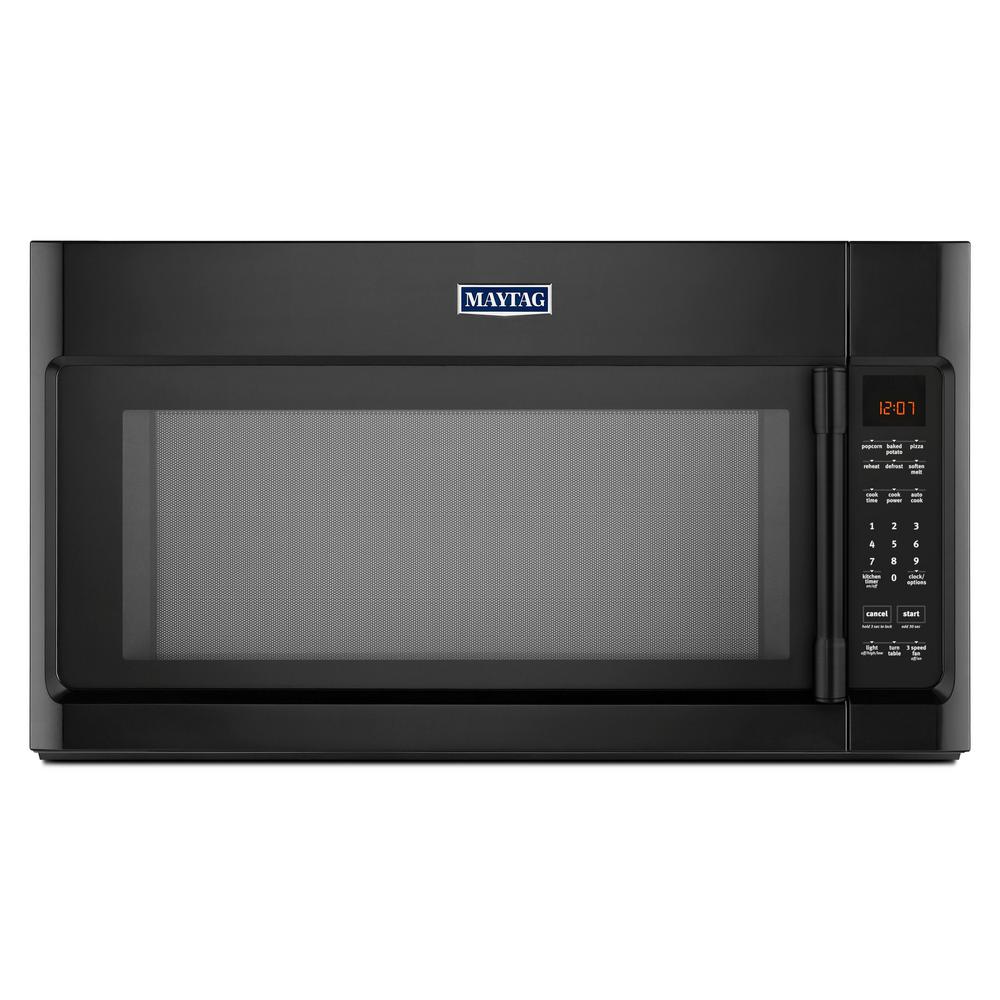 Maytag 2.0 cu. ft. Over the Range Microwave in Black with Stainless