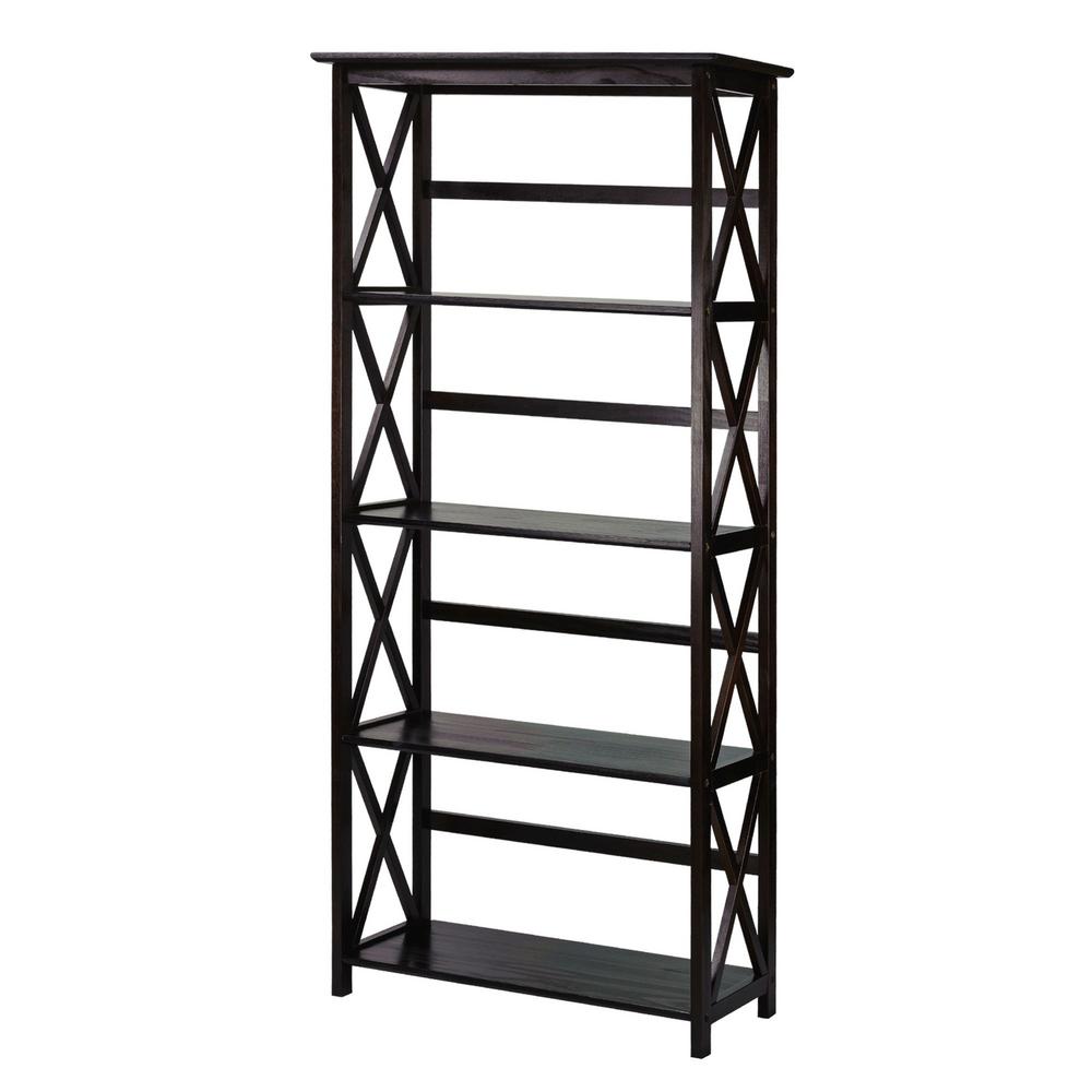 parsons 5 shelf bookcase