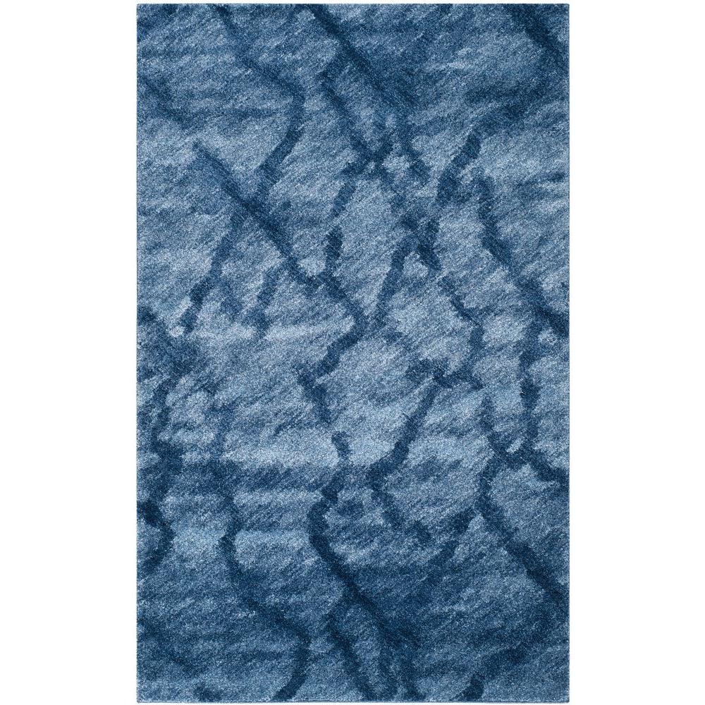 Safavieh Retro Blue Dark 4 Ft X 6 Area Rug Ret2144 6570 Safavieh Retro Blue Dark 4 Ft X 6 Area Rug