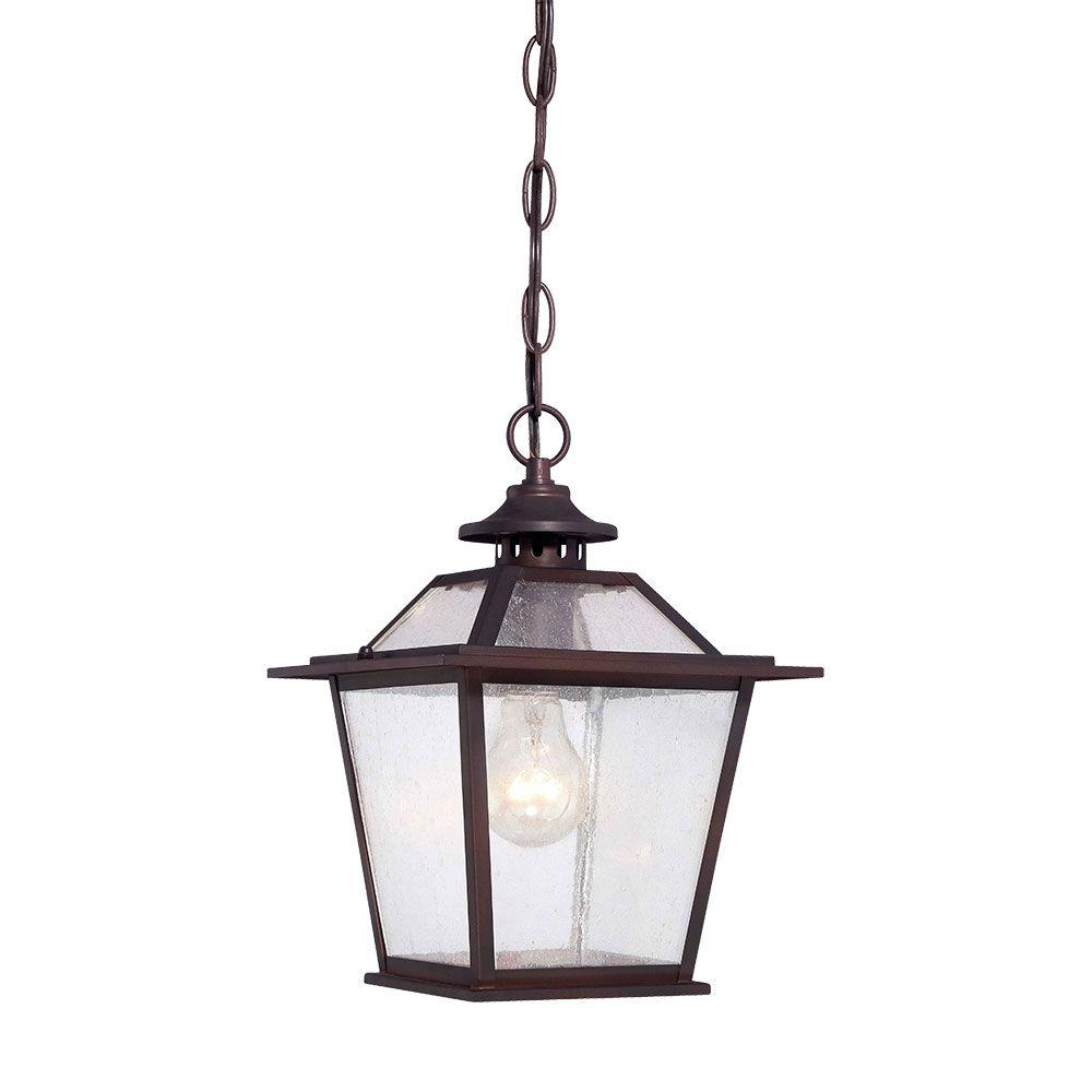 Acclaim Lighting Salem Collection Hanging 1 Light Architectural Bronze Outdoor Ceiling Light