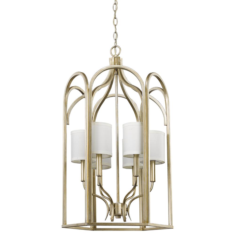 Acclaim Lighting Ellie 6 Light Washed Gold Foyer Pendant In11415wg