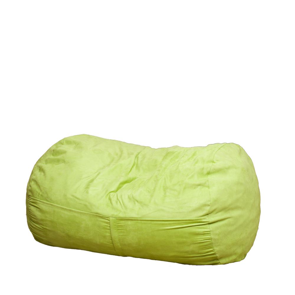 Noble House Ellianna Charcoal Microfiber 5Foot Bean Bag 222015 The Home Depot