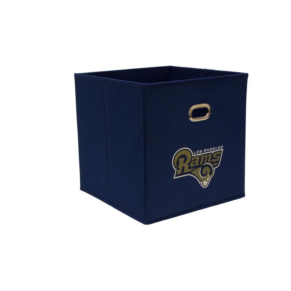 Los Angeles Rams NFL Store Its 10-1/2 in. x 10-1/2 in. x 11 in. Navy Blue Fabric Drawer
