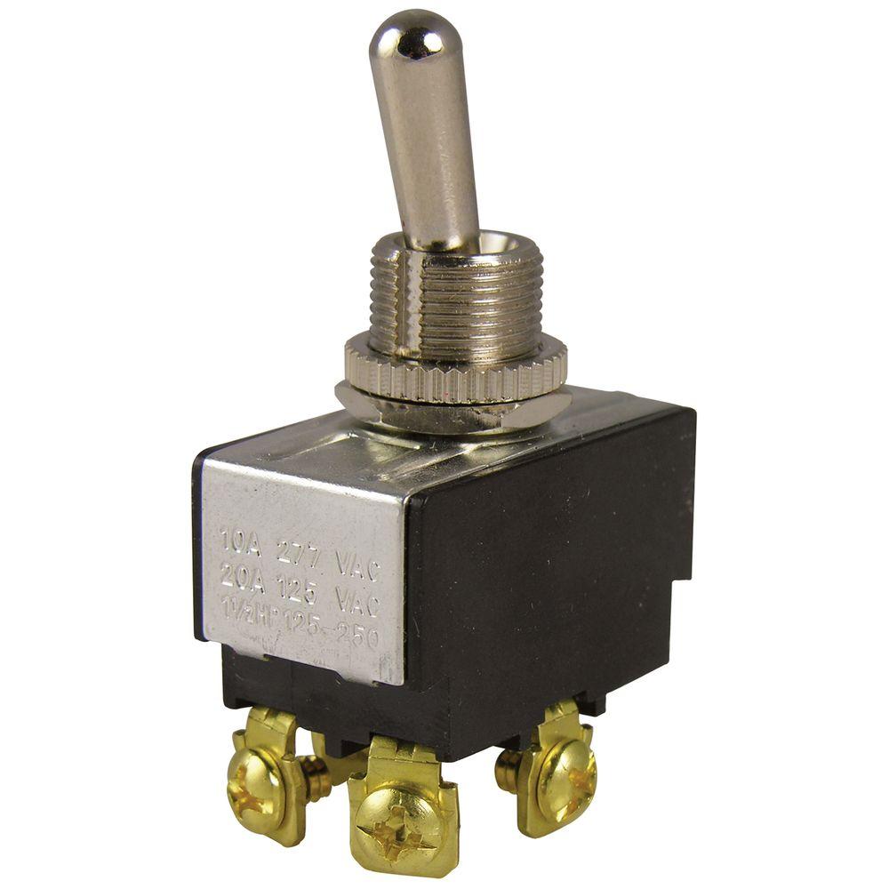 Gardner Bender 20 Amp Double Pole Toggle Switch 1 Pack