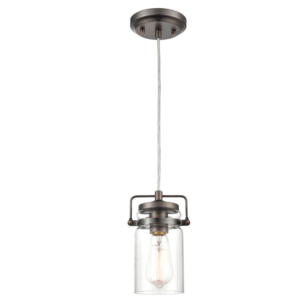 Artcraft Lighting Fifth Avenue 1-Light Pendant with Champagne Glassware Rose Gold