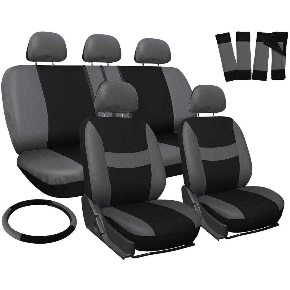 UPC 819918010694 product image for Polyester Seat Covers Set 26 in. L x 21 in. W x 48 in. H 17-Piece Seat Cover  | upcitemdb.com