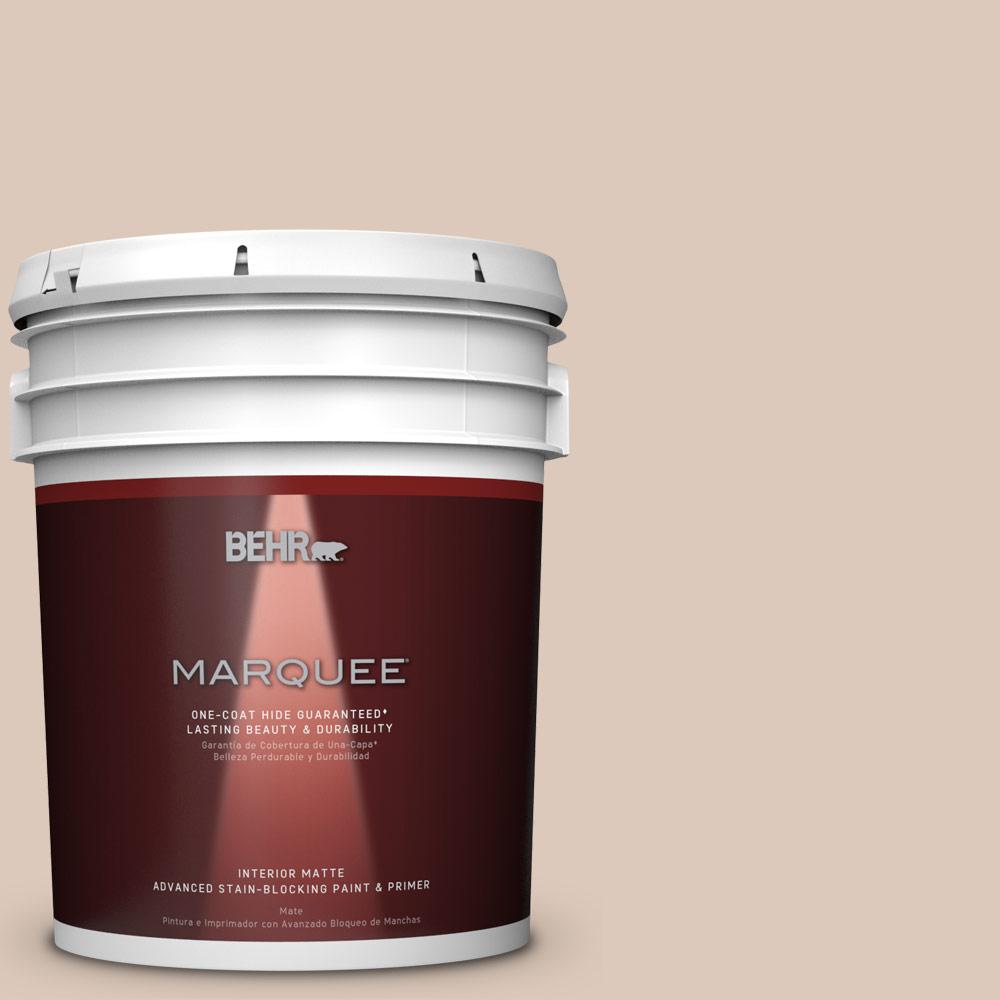 BEHR MARQUEE 5 gal. #MQ3-9 Loft Light One-Coat Hide Matte Interior