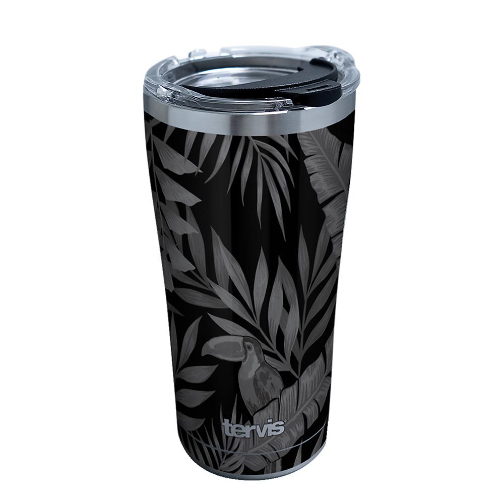 Tervis Blackout Palm 20 oz. Stainless Steel Travel Mugs Tumbler with ...