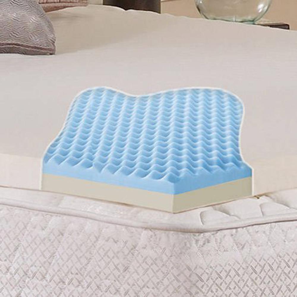 Boyd Specialty Sleep Full Size 2 in. Gel Memory Foam Mattress Topper ...