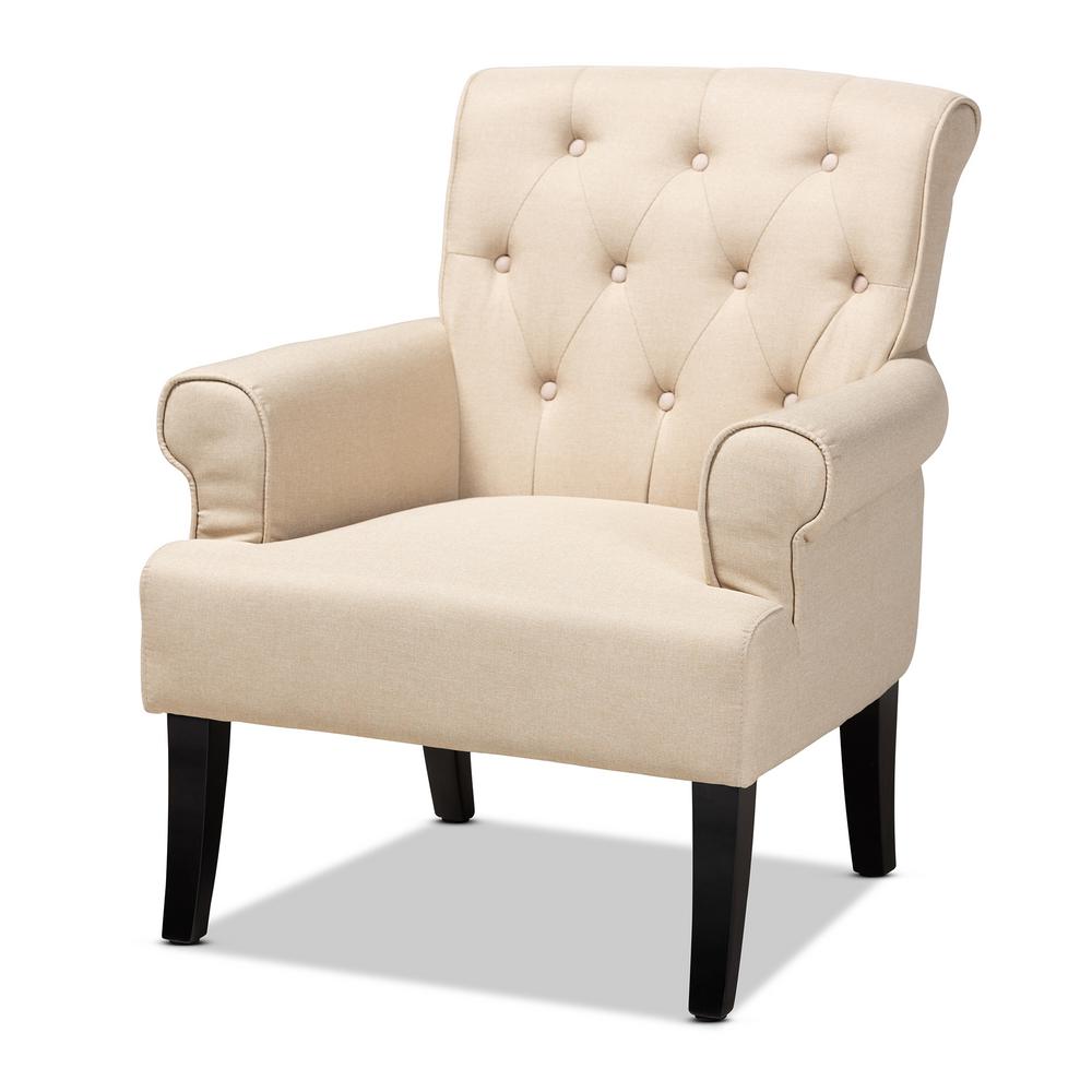 Baxton Studio Barret Beige Linen Rolled Arm On Tufted Accent Armchair 161 10253 Hd The Home Depot - Tufted Accent Armchairs Baxton Studio Barret Beige Linen Rolled Arm On Tufted Accent Armchair 161 10253 Hd The Home Depot - Tufted Accent Armchairs