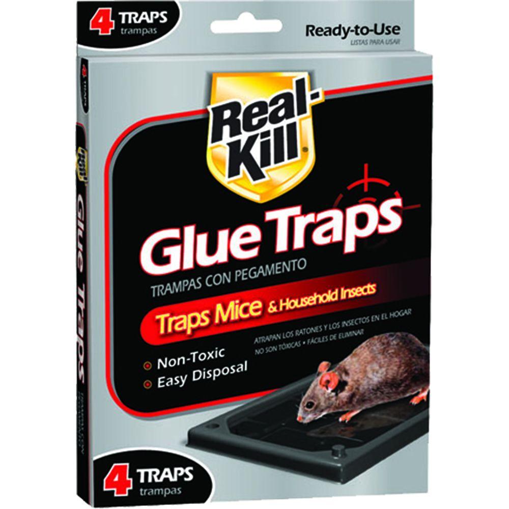 RealKill Mouse Glue Traps (4Pack)HG100953 The Home Depot