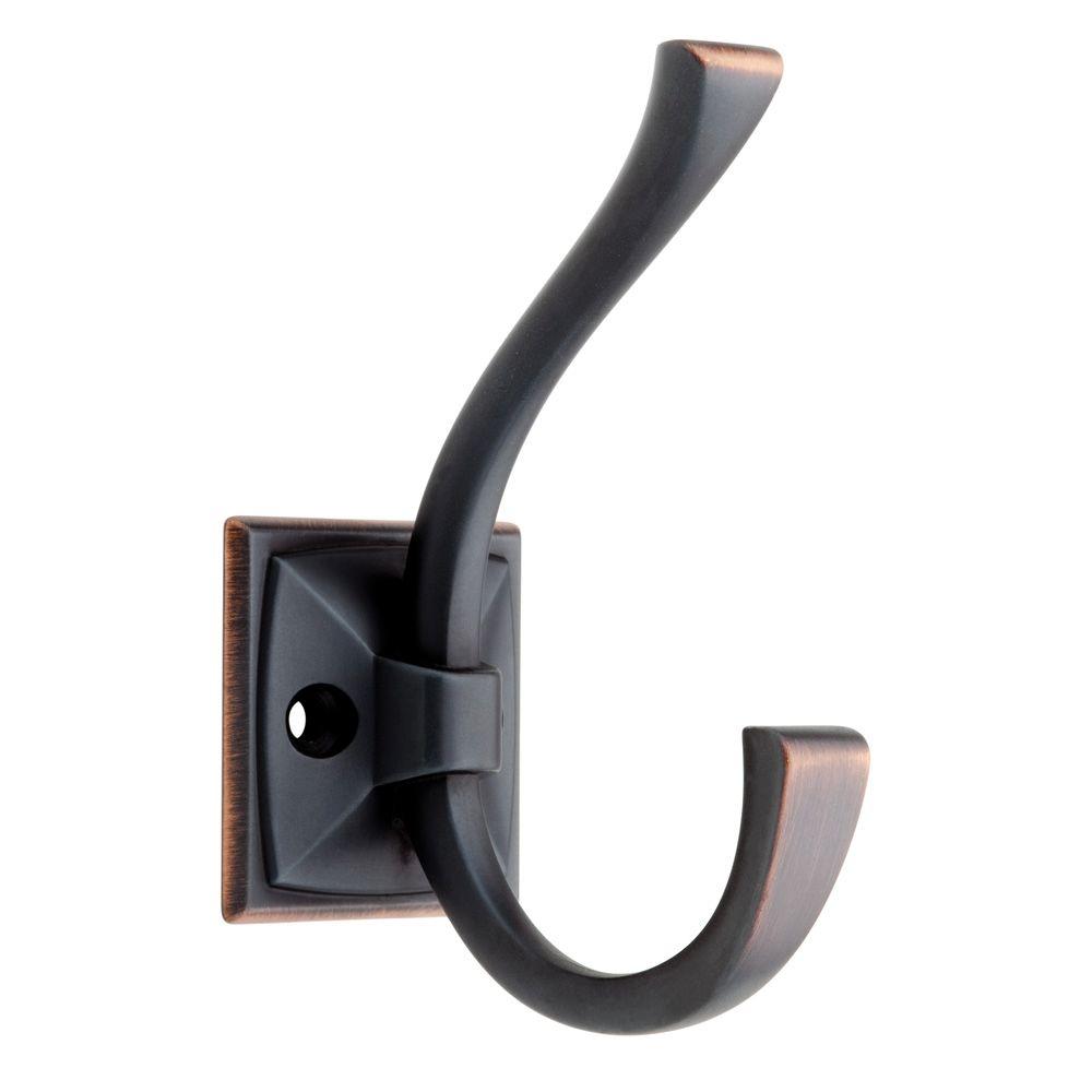 Everbilt OilRubbed Bronze Coat and Hat Hook15722 The Home Depot