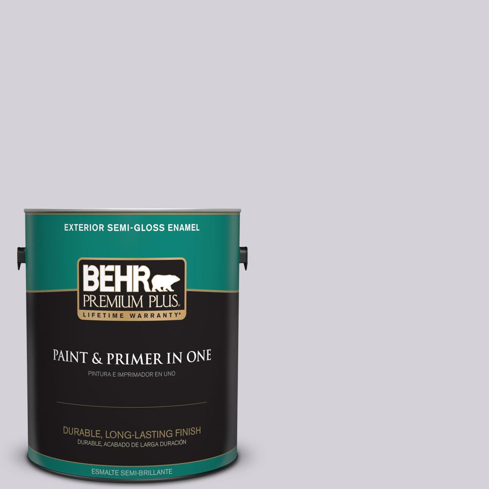 BEHR Premium Plus 5gal. 600A3 California Lilac SemiGloss Enamel Exterior Paint505005 The