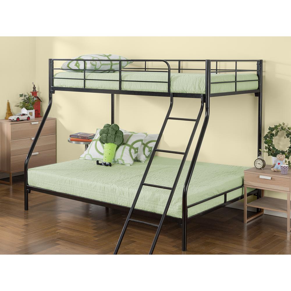 Zinus Hani Easy Assembly Quick Lock Metal Bunk Bed To Hani Easy Assembly Quick Lock Metal Bunk Bed To Assemble In Under An Hour Twin Over Full
