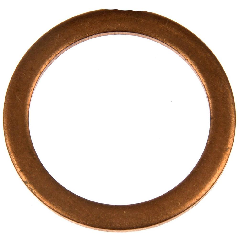 Autograde Copper Drain Plug Gasket, Fits 11/16, M1865275 The Home Depot